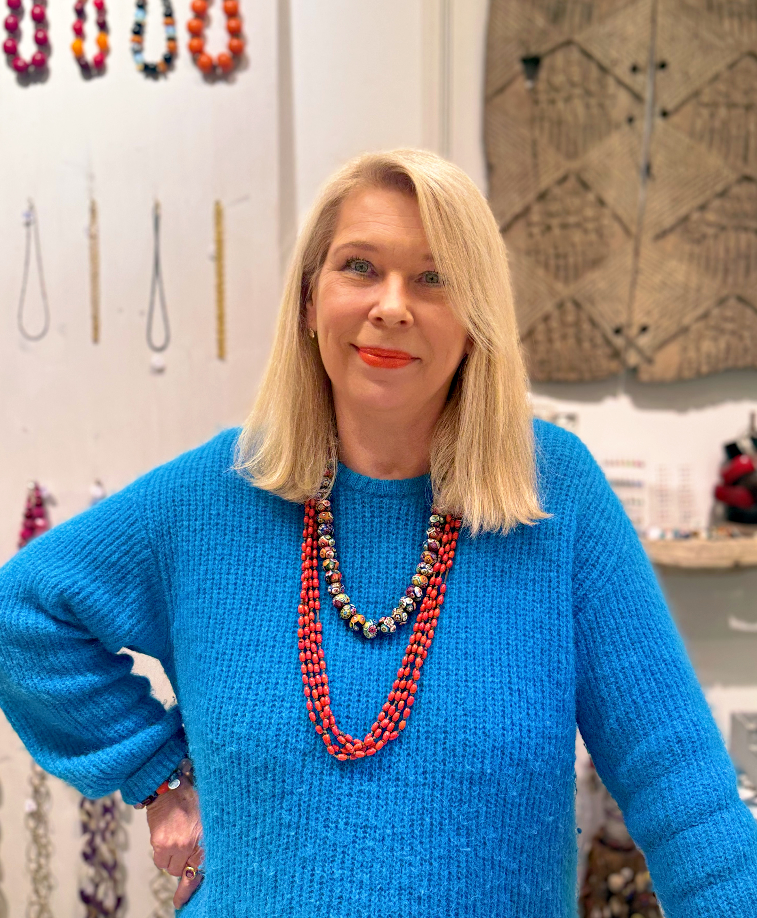 Owner Birgit Laun at PERLIN in Berlin.